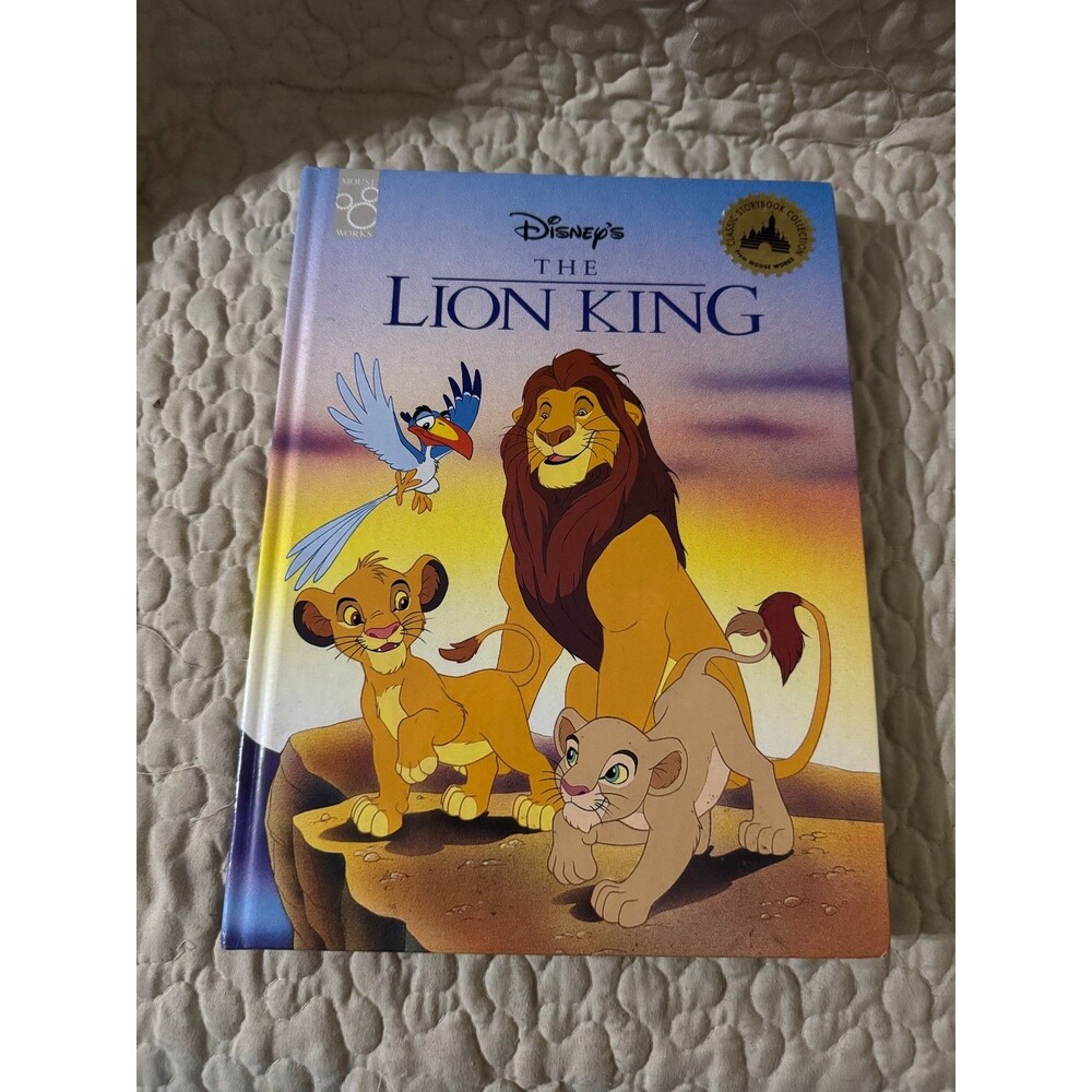 Walt Disney The Lion King Hardcover Movie Book - 1994 - Good Condition